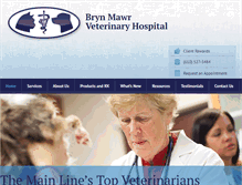Tablet Screenshot of brynmawrvet.com